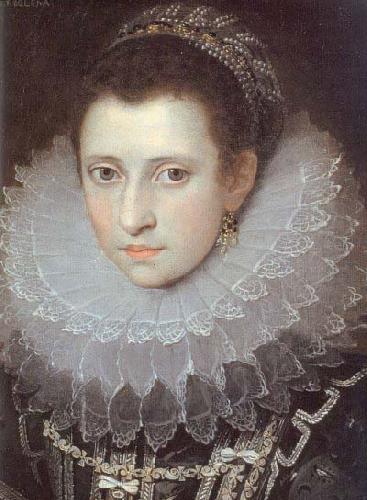 Frans Pourbus Portrait of an Italian Lady Sweden oil painting art